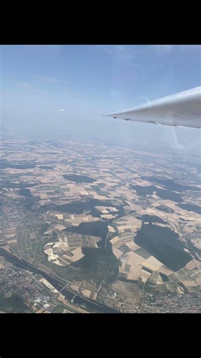 1966 Ka8b Glider Cockpit View Over Giebelstadt Airport | Beautiful Soaring Flight