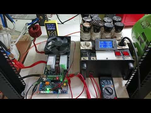 581206532911105623 Test uji voltage & beban KIT INVERTER PSW EGS002 TO247 20Mosfet 24v