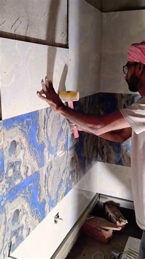 VIP bathroom 1 ×2 ka tiles work ⚒️⚒️😧👌