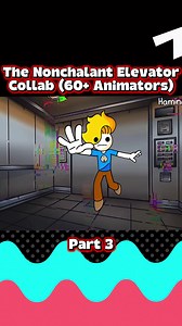 The Nonchalant Elevator Collab — 60 Animators Animated Short