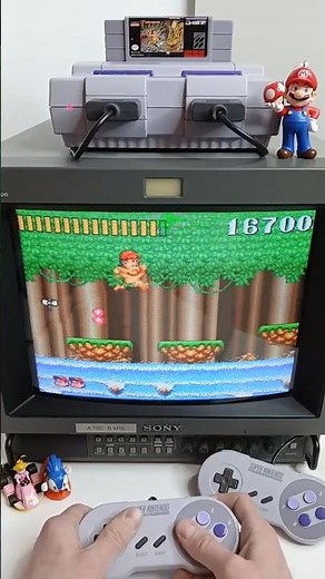 SNES Super Adventure Island Part2 - CRT Sony PVM - #retrogaming #gameplay #nintendo