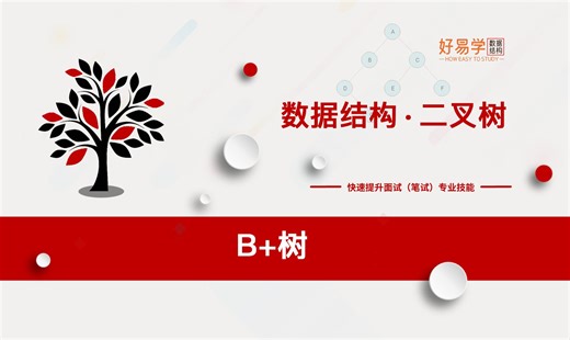 9_一个视频搞定【B+树】与【B树】，小白也能学会哦