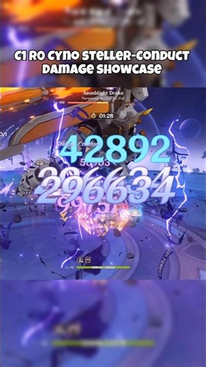 C1 R0 Cyno steller-Conduct Damage showcase #genshinimpact #cyno #sandrone