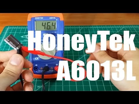 HoneyTek A6013L Capacitance Meter Unboxing and Quick Look