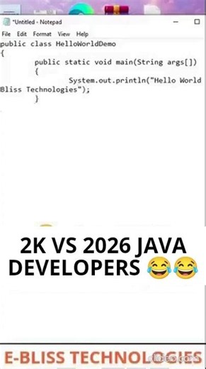 2K vs 2026 Java Developer Coding Style 😂😂😂 #funny #coding