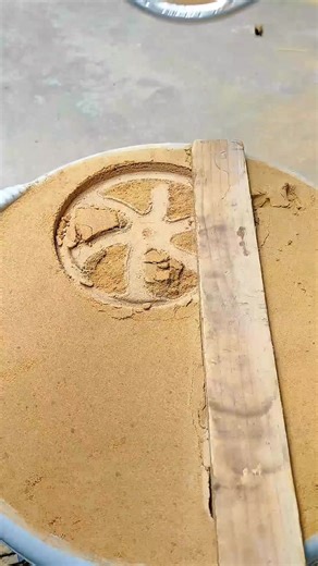 1.3M views · 7.9K reactions | Hot molten metal flowing through sand — deeply satisfying and relaxing to watch  Enjoy the smooth transformation from liquid metal to art in this ASMR-style casting video. #satisfying #metalart #asmr #relaxing #art #diy #experiment #creative #oddlysatisfying | Metal Craft Zone | Facebook