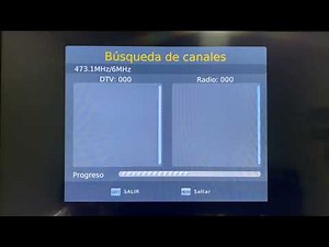 Búsqueda de Canales con Decodificador ISDBT