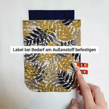 How To Täschchen nähen mit Federverschluss perfekt für Anfänger Nähanleitung