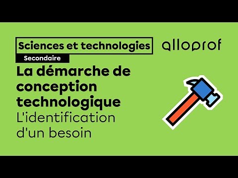 L’identification d’un besoin | Sciences et technologies | Alloprof