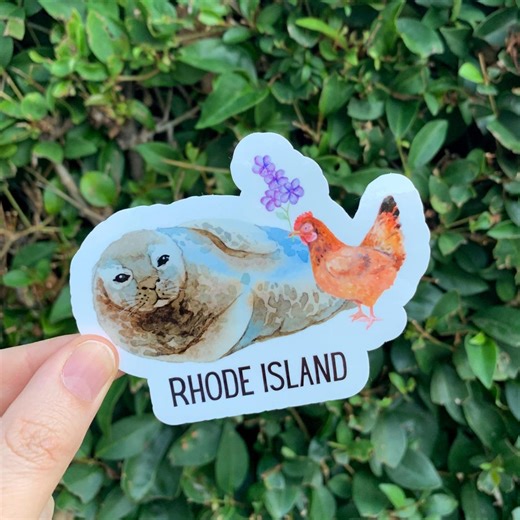 Rhode Island Sticker, State Sticker, Rhode Island Gift, Rhode Island Sticker - Etsy