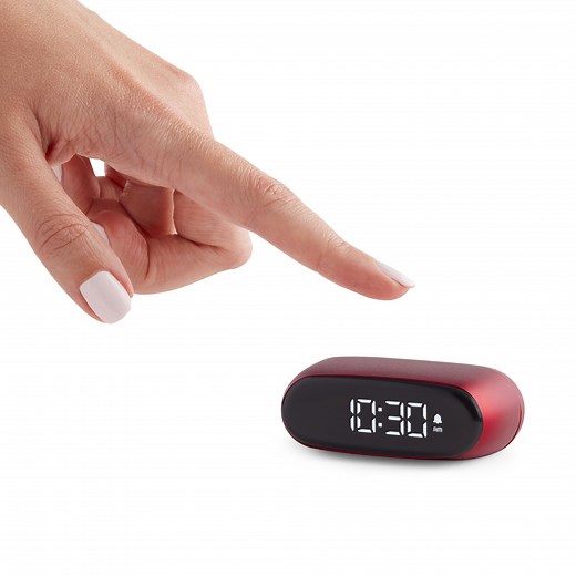 Lexon Minut Alarm Clock - Red