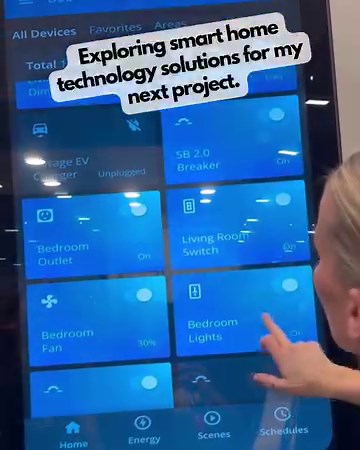 64 reactions | Stopped by the Eaton booth last week at The International Builders' Show (IBS) to check out some of their new smart home technology solutions for my next project  I love that they have an app that allows me to control all my smart devices, track my energy usage and set them on a schedule all from my phone! #IBS #IBS2024 #SmartHome #SmartTechnology #Eaton #Eaton_Partner #HolmesApproved #HomeRenovation | Sherry Holmes | Facebook