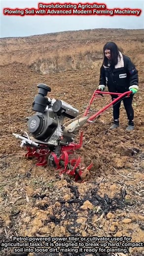 Revolutionizing Agriculture | Plowing Soil with Advanced Modern Farming Machinery