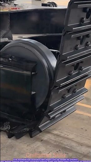 Excavator Assembly Details: Building a Giant Step by Step