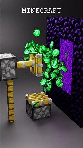 Minecraft Vs Real Life in the Nether 🔥🔥 #minecraft #3danimation #animation #3dart