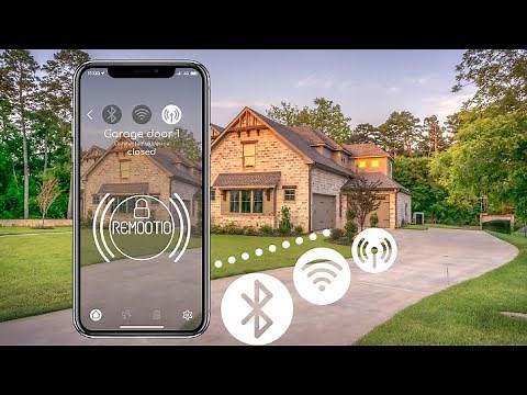 Wi-Fi + Bluetooth smart gate and garage door opener - REMOOTIO