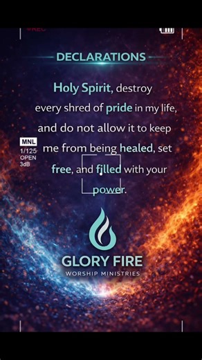Declaration - Holy Spirit Destroy Pride