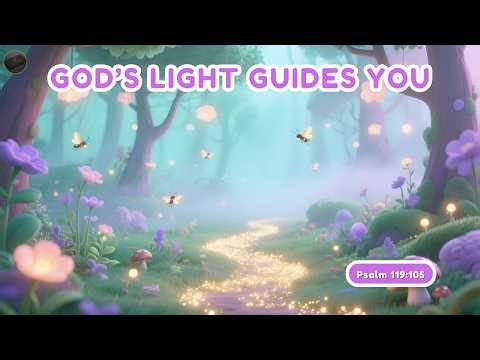 Lullaby for Kids | God’s Light Guides You – Christian Bedtime Song | Psalm 119:105 #christiansongs
