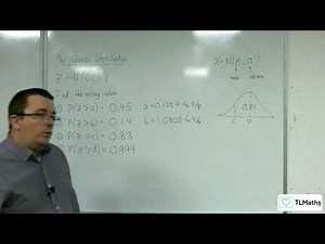 AQA Mathematical Studies 2A: The Normal Distribution 09b: Finding Z - Calculator