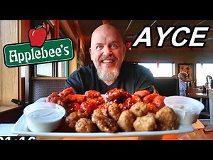 24 plates of wings ORDERED and EATEN in 60 MINUTES @applebees