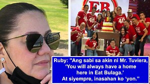 Ruby Rodriguez addresses "leaving" Eat Bulaga issue: "Management's decision"