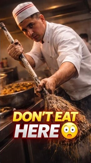 Don’t Eat Here 😱⚠️ | Shocking Kitchen Truth Exposed | Hygiene Gone Wrong! #streetfood#ytshorts