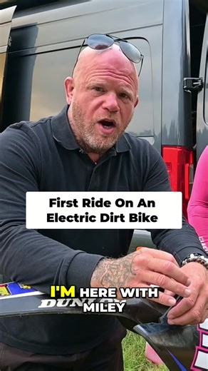 Miley's first ride on an electric motocross bike! She's been riding since 6 but this is totally new. Watch her send it! #Motocross #ElectricBike #FirstRide #ExtremeSports #TikTokSports