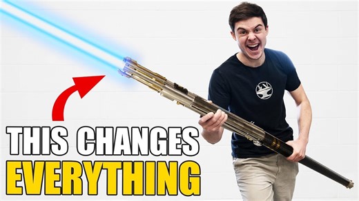 We Built a 4000° Cordless Lightsaber Staff—It’s Real!