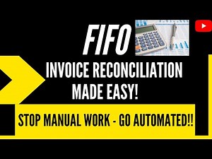 FIFO Invoice Reconciliation Template