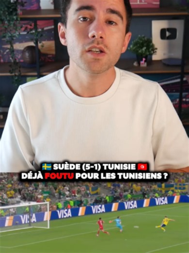 🇸🇪🇹🇳 Suède - Tunisie (5-1) : Déjà foutu pour les Tunisiens ? Difficile d’imaginer pire début de Coupe du Monde 2026 pour la Tunisie qui s’incline extrêmement lourdement face aux Suédois. Un très gros revers qui, quand on regarder le groupe, risque de se payer très cher par la suite. #SWETUN #SUETUN #SuedeTunisie #Suède #Suede #Tunisie #SuedeCoupedumonde #Coupedumonde #FIFAWorldCup #Worldcup2026 #Foot #Football #SportsTikTok #FootballTikTok #TalkMyFootball