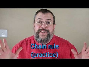Calculus 1 -- Chain rule -- Practice