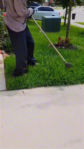 Lawn Grass edges cutting👌 #gardener #grasscutting #cleaning #lawncare #lawnmower #GardenDesign #landscape #Edge | Gardening & Landscape Ideas