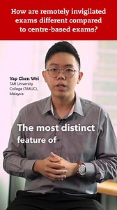 Meet Chen Wei! The familiarity of his surroundings gave him a boost in confidence when attempting the ACCA #RemoteInvigilated exams! Get to know more about the ACCA Remote Invigilated exam sessions here: https://bit.ly/Remote-Ready #RemoteInvigilation #Testimonial #ACCAExams #ACCA | ACCA | Facebook