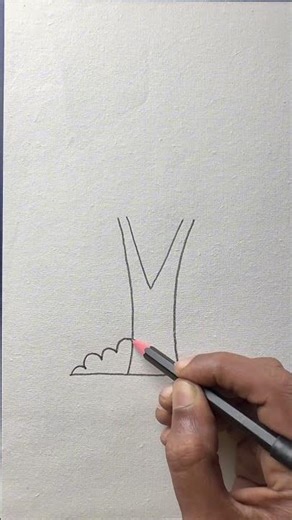 Simple and easy tree with V