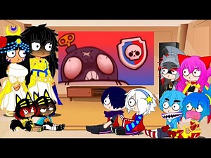 brawl stars《blas animation | when you play power league》react to gacha