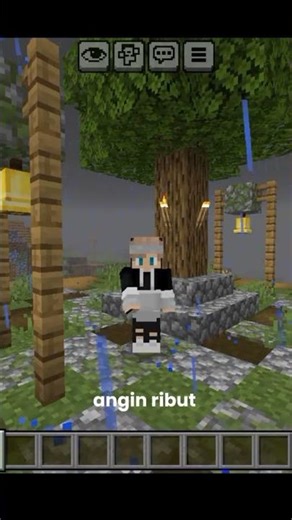 Kan jadi gosong 🗿 #minecraft #komedi #hujanpetir