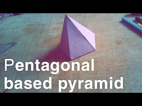 How to make Pentagonal based pyramid