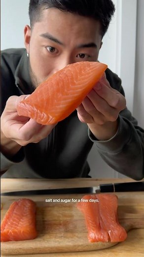 I made Lox at home (not smoked salmon)