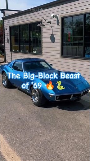 1969 Chevrolet Corvette 427 – The Big-Block Beast That Defined American Power #shorts #corvette