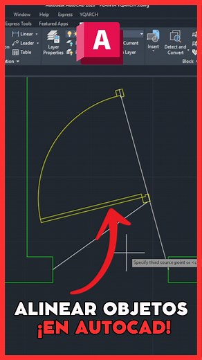 1.7K reactions · 160 shares |  Hoy te enseñaré cómo alinear un objeto en AutoCAD con el comando ALING. #autocad #autocad2d #autocaddrawing #autocadarchitecture #autocaddesigning #autocadtutorial #autocadplan #autocadtraining | Arqvis | Facebook