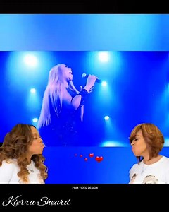 Dr. Karen Clark Sheard & Evangelist Kierra Sheard singing Kierra's hit song , "Something Has To Break" We've watched Kierra blossom from a child into a force to be reckoned with. Having Godly parents to mold her into a life sold out to God. What I love about Dr. Karen Clark Sheard is how she's not selfish, nor intimidated by her own seed! 🌱 She trained this young to sing like her and to run with her own style. Then Kierra was trained to minister and accept the call to preach, teach, and rear ot