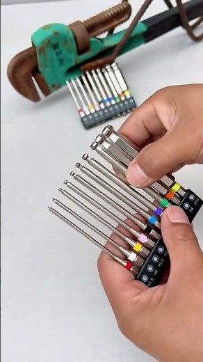 Spherical hex screwdriver bit #High-performance utility tool #Multifunctional renovation tool