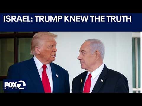 Netanyahu says he didn't drag US into war with Iran