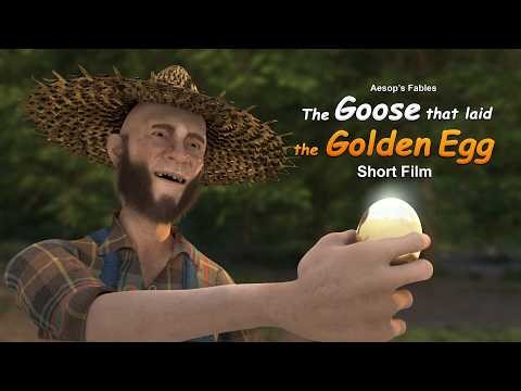 Aesop's Fables "The Goose that laid the Golden Egg" Short Film