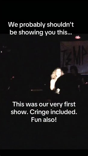 6.2K views · 300 reactions | First show cringe. This was the first Tempt show. We had to do it at a rehearsal studio because clubs wouldn’t let us play because we were underage! #livemusic #rockmusic #guitar #singer #music #newmusic #cringe | Tempt | Facebook