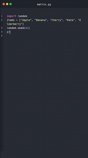 Python Pick a Random Item in 10s!