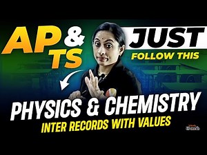 Physics Chemistry Records & Values Explained | Inter Students | AP TS