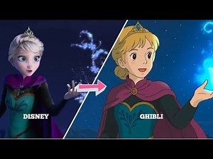 Frozen Gets a Ghibli MAKEOVER!