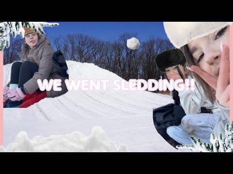 WE WENT SLEDDING *HUGE FAIL*