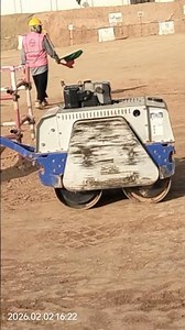 Hand roller compactor #equipment #roadroller #machinerychannel #compactor #soilcompaction #safety